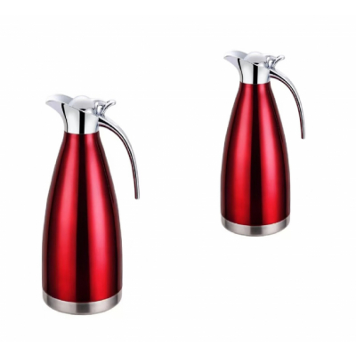 Set Doua Termosuri INOX 1l, 1.5l Cheffinger CF-FLASKset115 Red