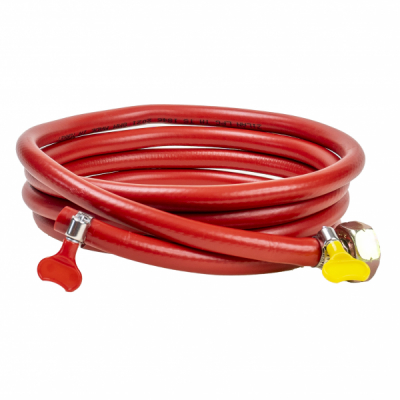 Set furtun gaz 5m cu stut butelie si 2 coliere Zilan SET 30131