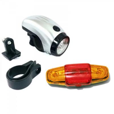 Set Lanterna LED si Stop Rosu Galben Semnalizare Bicicleta HY7158