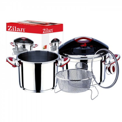 Set oala sub presiune inox 5 piese ZILAN ZLN0030