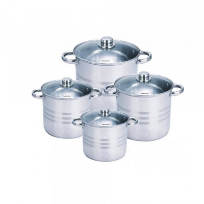 Set Oale din Inox cu Capac 8 piese Royalty Line RL-SP8