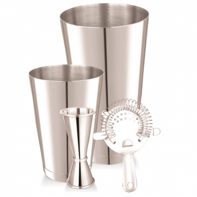 Set pentru cocktail din Inox 4 piese Grunberg IGR2194
