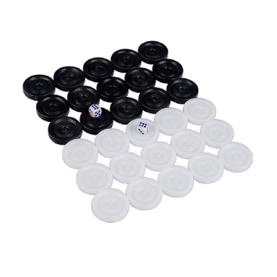 Set Piese din Plastic Pentru Joc de Table 3.3cm