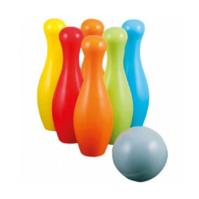 Set Popice Jucarie 7 Piese Pilsan Bowling Set 06137