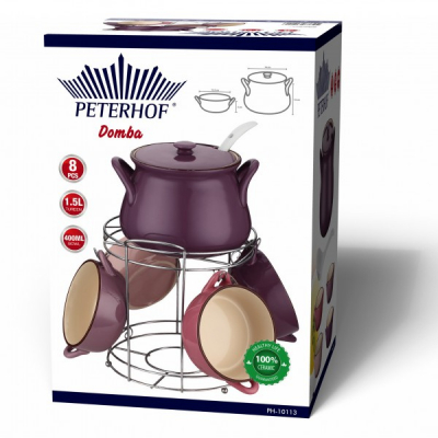 Set Supiera din Ceramica 8 Piese 1.5L Peterhof PH10113
