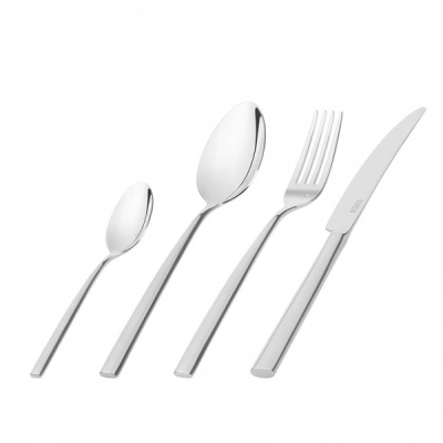 Set Tacamuri Inox 24 Piese Cadou pentru 6 Persoane Malooki DNC40505