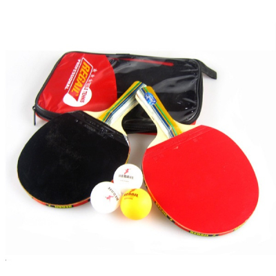 Set Tenis de Masa 2 Palete si 3 Mingi Ping-Pong cu Husa