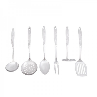 Set ustensile bucatarie Inox cu suport 7 piese Grunberg GR192