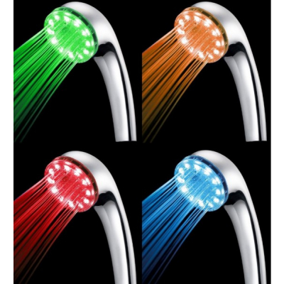 Shower LED Para de dus iluminata 4 culori