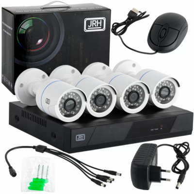 Sistem de Supraveghere CCTV 4 Camere Video HDMI, Aplicatie AHD JRH