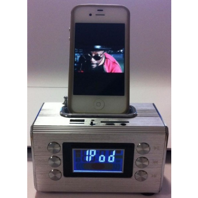 Sistem Multimedia pentru iPhone si iPod cu Radio Portabil WS969