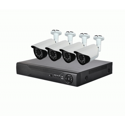 Sistem Supraveghere  DVR 4 Camere AHD 1200L CCTV Exterior Infrarosu D1