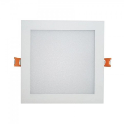 Spot LED Patrat Incastrabil Reglabil 15W 17cm 220V Alb Rece TKO