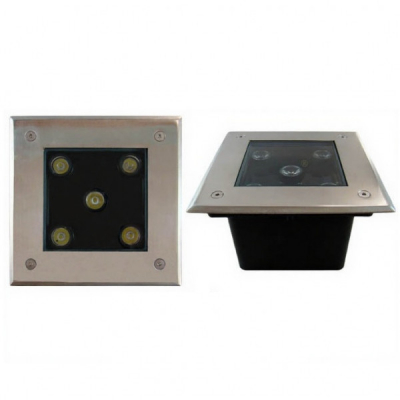 Spot LED Pavaj 5W 6400K 150×150 (int 132×132) IP65 MNR3075