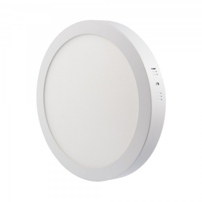 Spot LED Rotund Aplicat 18W 21cm Alb Rece 6000K TKO