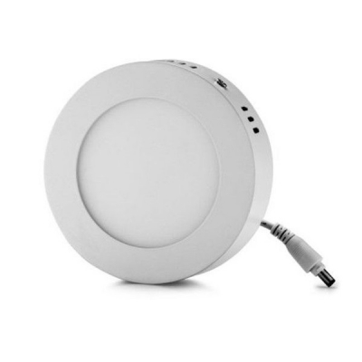 Spot LED Rotund Aplicat 6W 12cm Alb Rece 6000K TKO