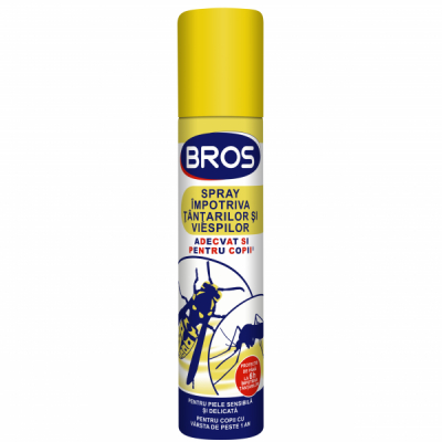 Spray Bros impotriva tantarilor si viespilor pentru copii 90ml DNC25787