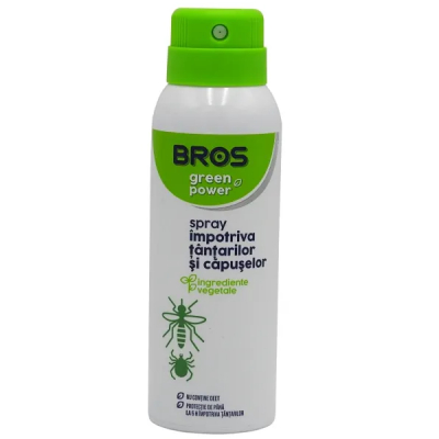 Spray impotriva Tantarilor si Capuselor Green Power 90ml Bros DNC57676