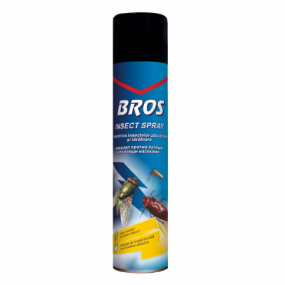 Spray universal impotriva insectelor zburatoare si taratoare 400ml Bros DNC18625