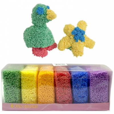 Spuma de Modelat Reutilizabila Foam Putty GRANULE 6 Culori No:42-1 CBC