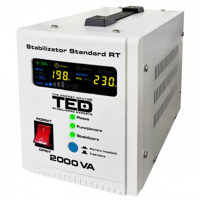 Stabilizator de Tensiune 1200W 2000VA AVR TED 7i011 XXM