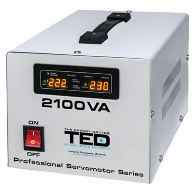 Stabilizator de Tensiune 2100VA 1200W SVC TED 7i003 XXM