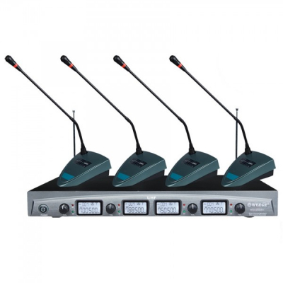 Statie cu 4 Microfoane Wireless pentru Conferinte WG2004A
