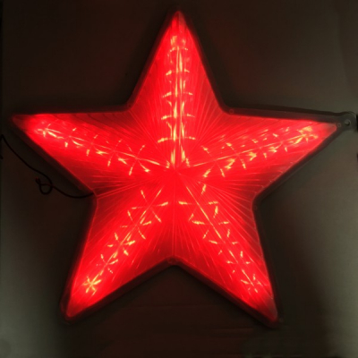 Stea Luminoasa de Craciun 50cm LEDuri Rosii 220V TO