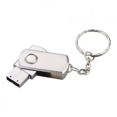 Stick Memorie USB 2.0 16Gb Metalic, tip Breloc Chei