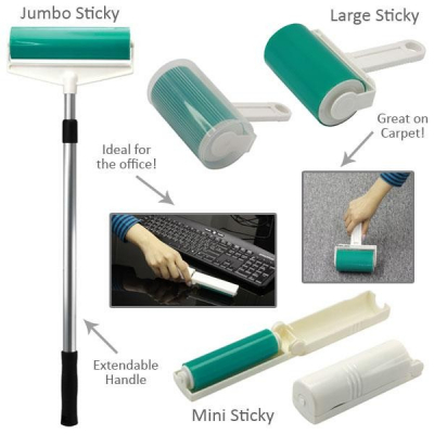 Sticky Lint Roller Role Lipicioase pentru Praf si Scame