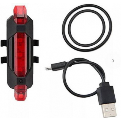 Stop Semnalizare Bicicleta cu 5 LED-uri si incarcare USB 996 BS216