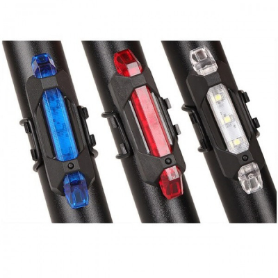 Stop Semnalizare Bicicleta cu 5 LED-uri si incarcare USB 996 BS216