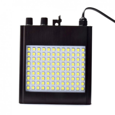 Stroboscop 108 LEDuri SMD Albe cu Senzor Muzica