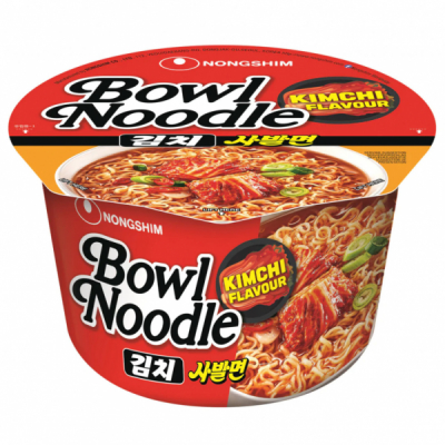 Supa Instant Asiatica Noodles Kimchi Bowl Nongsing 100g MLL