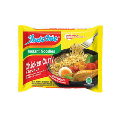 Supa Instant Asiatica Noodles Pui Curry Indomie 80g MLL