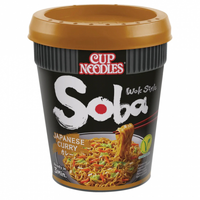 Supa Instant Soba cu aroma de curry in stil japonez 90g MLL