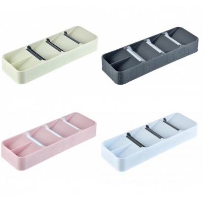 Suport Plastic Set Tacamuri 13x38.50x5.5cm Tuffex TP559 JU