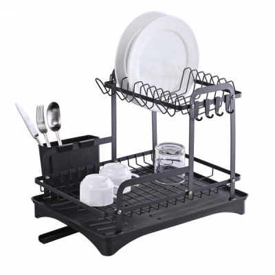 Suport Vase din Otel cu suport tacamuri si ustensile 42.5x30x32cm Grunberg GR3242