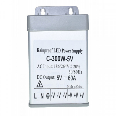 Sursa Alimentare Aluminiu de Exterior 5V 300W 60A 7E046 XXM