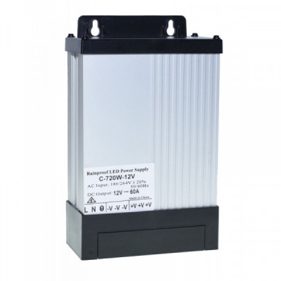 Sursa Alimentare Aluminiu de Exterior 12V 720W 60A 7E032 XXM