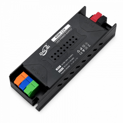 Sursa Alimentare LED 12V 60W 5A Slim Conectare Rapida Push-In DALBI 7E093 XXM