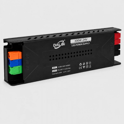 Sursa Alimentare LED 24V 300W 12.5A Slim Conectare Rapida Push-In DALBI 7E105 XXM