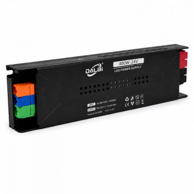 Sursa Alimentare LED 24V 400W 16.6A Slim Conectare Rapida Push-In DALBI 7E106 XXM