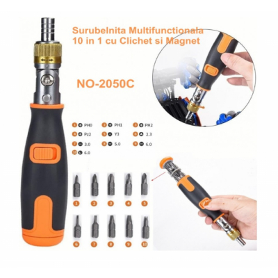 Surubelnita Multifunctionala 10in1 cu Clichet 2050A 17G018 XXM