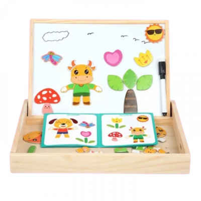 Tabla educativa din lemn ceas numere MG-329 CWT