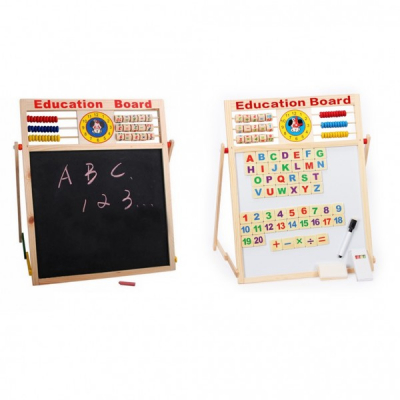 Tabla Magnetica Dubla Educativa Pentru Copii 46x38cm S