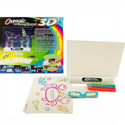 Tabla magica cu desene 3D Magic Drawing Board 3D YM171