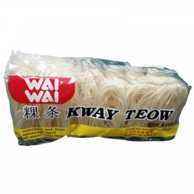 Taitei Asiatici din Orez Kwai Teow K-T Wai Wai 400g MLL