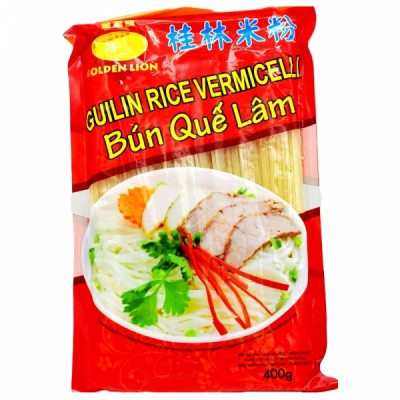 Taitei Asiatici din orez Vermicelli Guilin Golden Lion GL 400g MLL