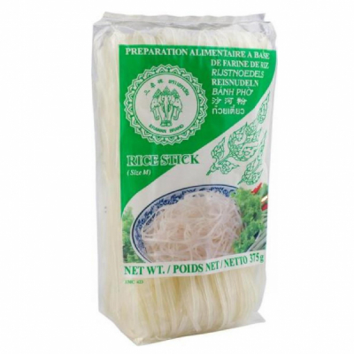 Taitei Asiatici lati din orez Erawan Rice Stick Size M 3mm 375g MLL